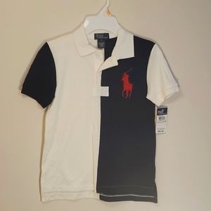 POLO Shirt / Big Pony Cotton Mesh Polo Shirt